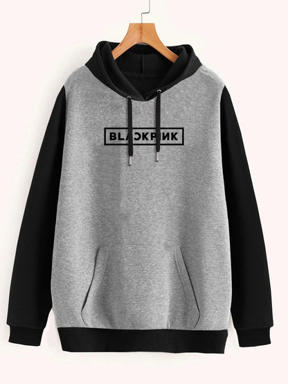 Buzo ancho hoodie Blackpink