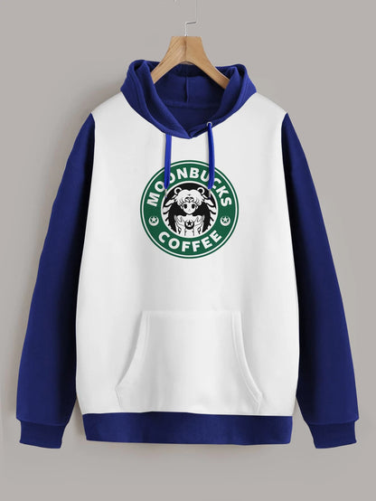 Buzo ancho hoodie Moonbucks Coffee