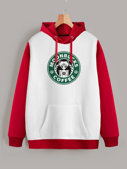 Buzo ancho hoodie Moonbucks Coffee
