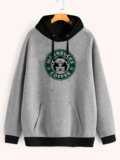 Buzo ancho hoodie Moonbucks Coffee