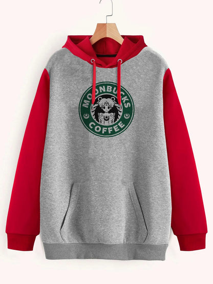 Buzo ancho hoodie Moonbucks Coffee