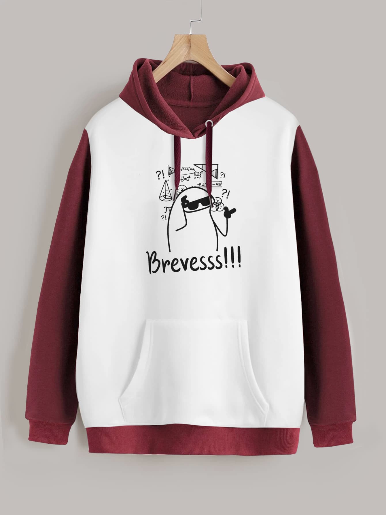 Buzo ancho hoodie Brevesss