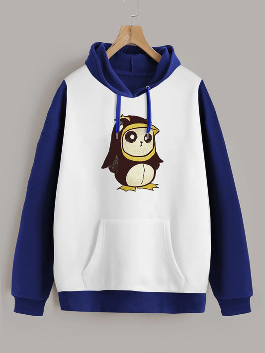 Buzo ancho hoodie Panda Pinguino