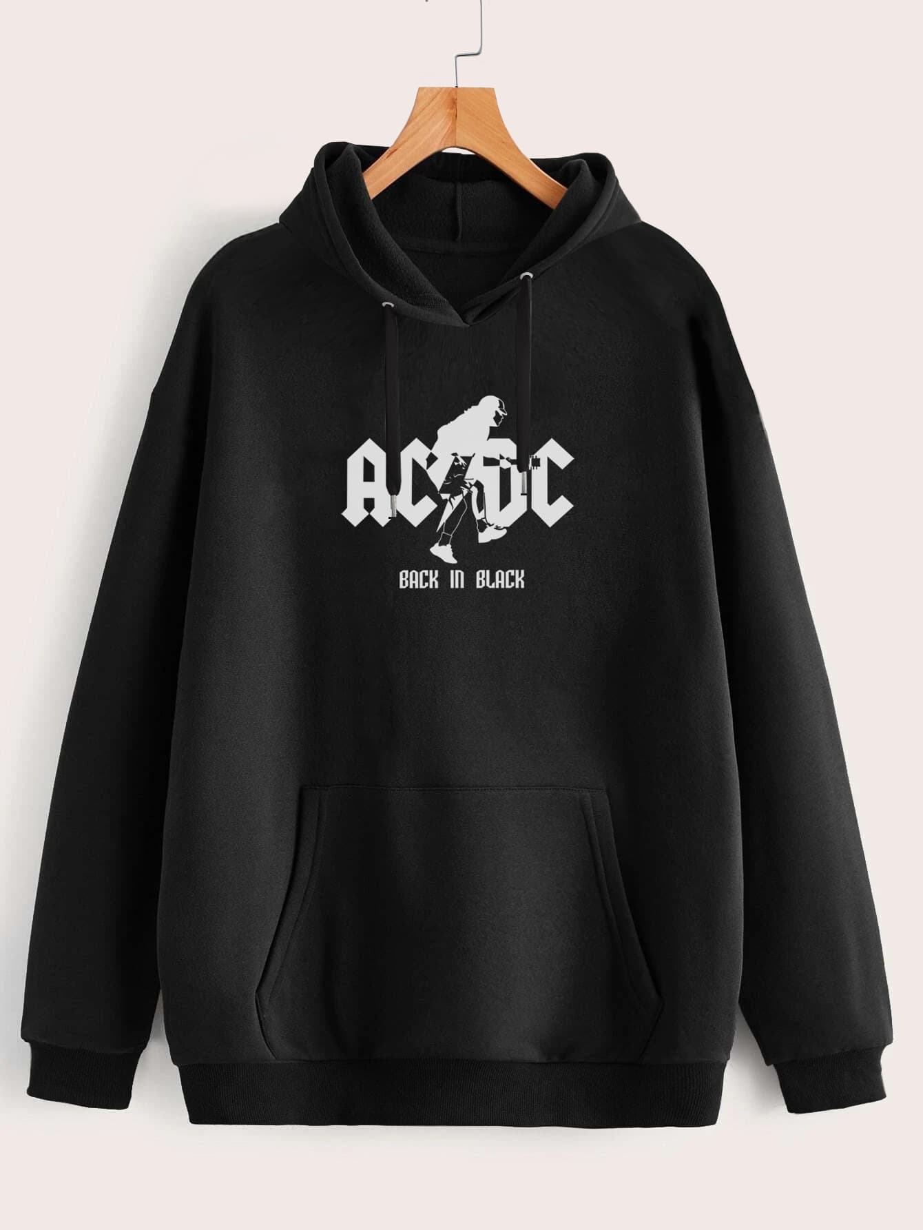 Buzo ancho hoodie ACDC