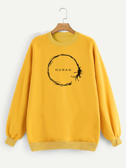 Buzo ancho cuello Human Arrival