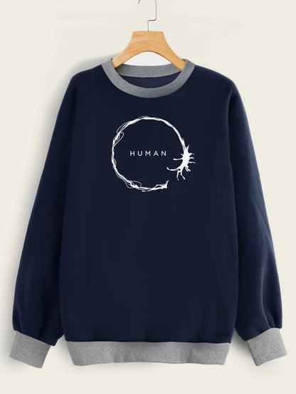 Buzo ancho cuello Human Arrival
