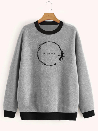 Buzo ancho cuello Human Arrival