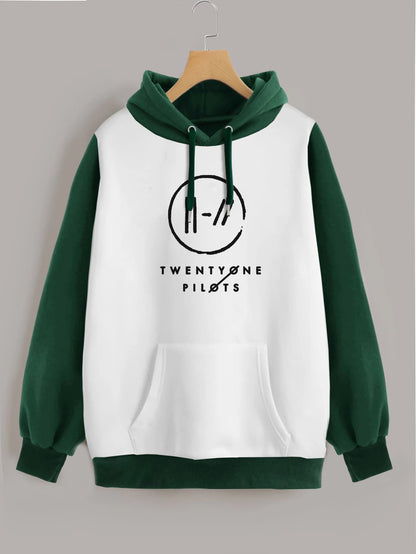 Buzo ancho hoodie Twenty One Pilots