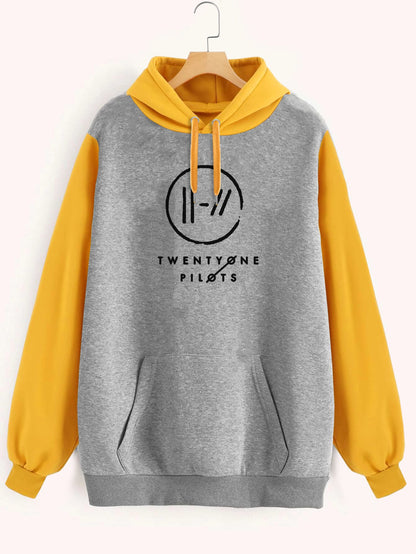 Buzo ancho hoodie Twenty One Pilots