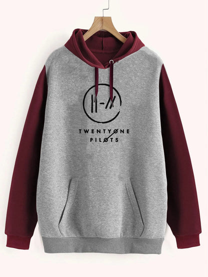 Buzo ancho hoodie Twenty One Pilots