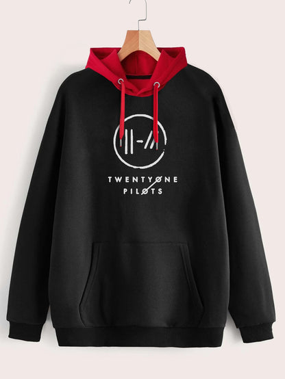Buzo ancho hoodie Twenty One Pilots