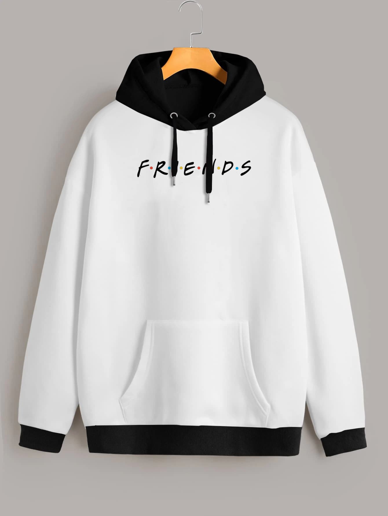 Buzo ancho hoodie friends