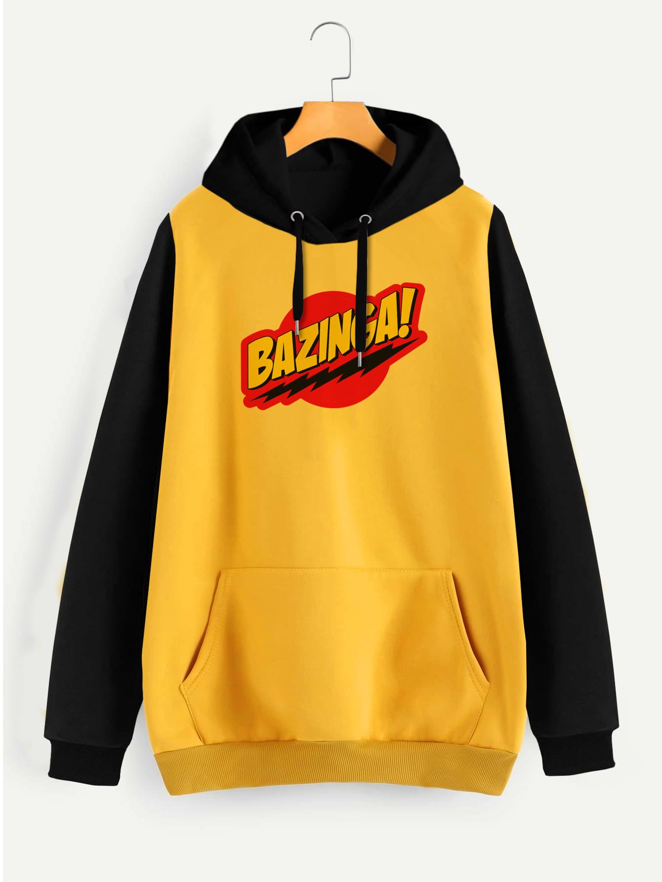 Buzo ancho hoodie Bazinga Big Bang Theory