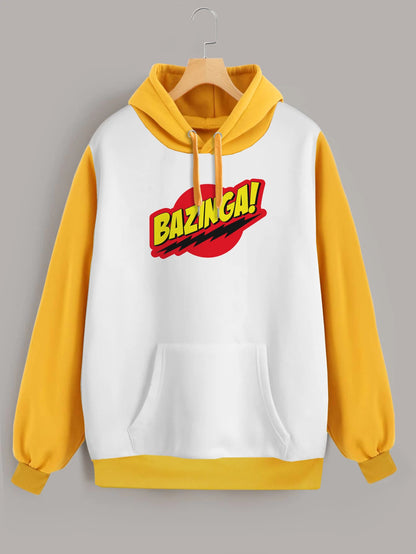 Buzo ancho hoodie Bazinga Big Bang Theory