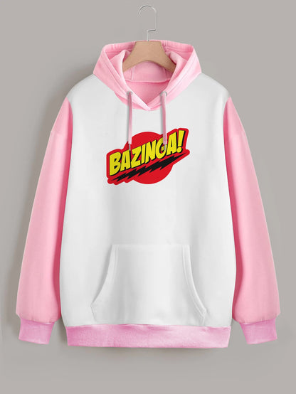 Buzo ancho hoodie Bazinga Big Bang Theory