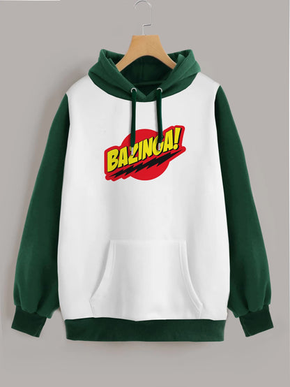 Buzo ancho hoodie Bazinga Big Bang Theory