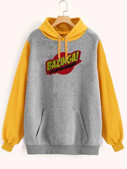 Buzo ancho hoodie Bazinga Big Bang Theory