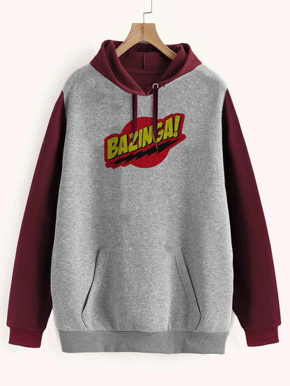 Buzo ancho hoodie Bazinga Big Bang Theory