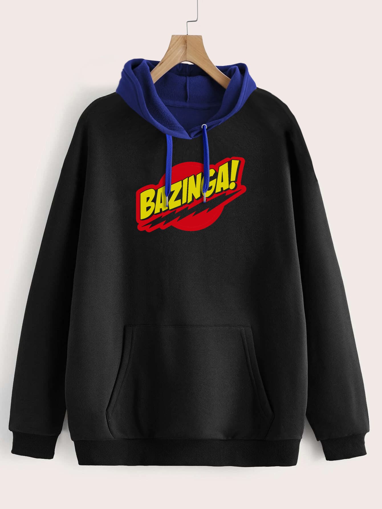 Buzo ancho hoodie Bazinga Big Bang Theory