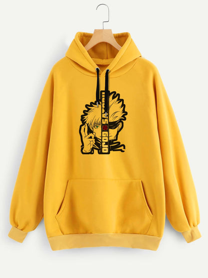 Buzo ancho hoodie Satoru Jujutsu Kaisen