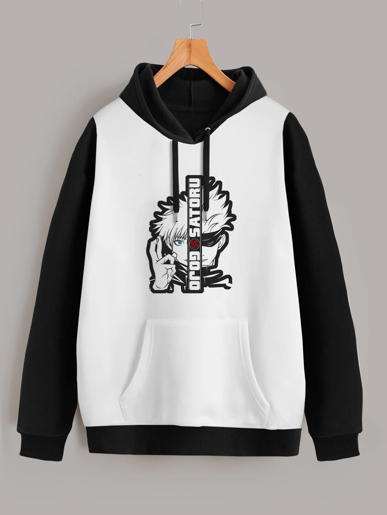 Buzo ancho hoodie Satoru Jujutsu Kaisen