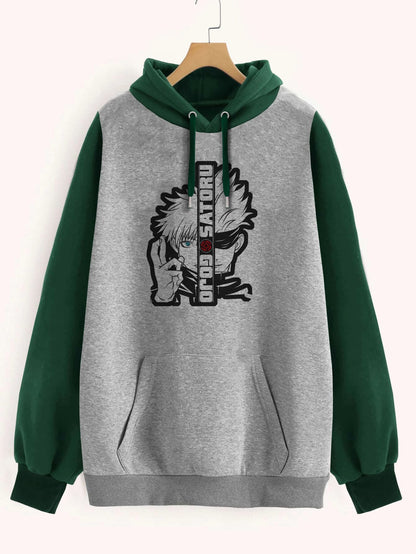 Buzo ancho hoodie Satoru Jujutsu Kaisen