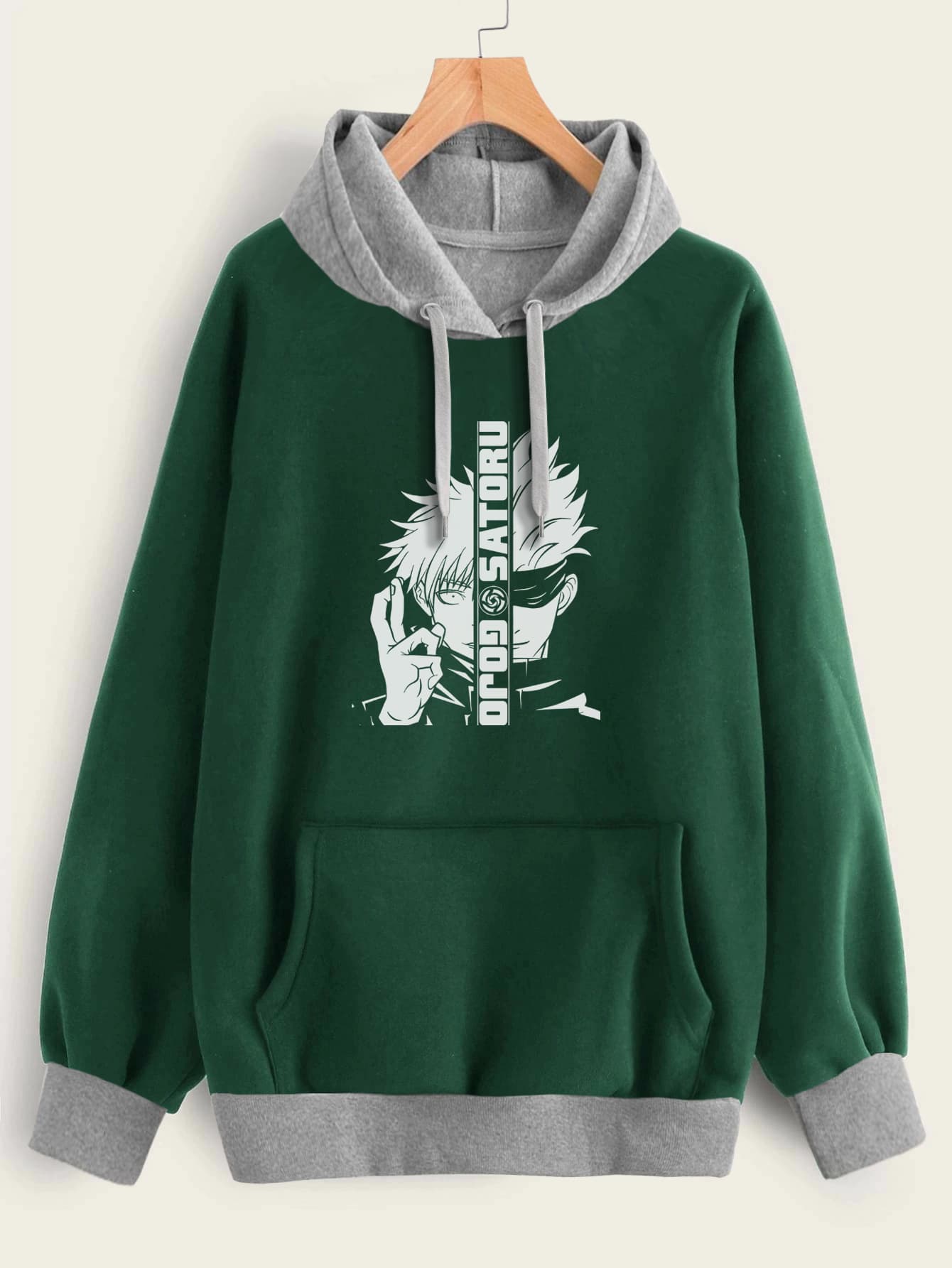 Buzo ancho hoodie Satoru Jujutsu Kaisen