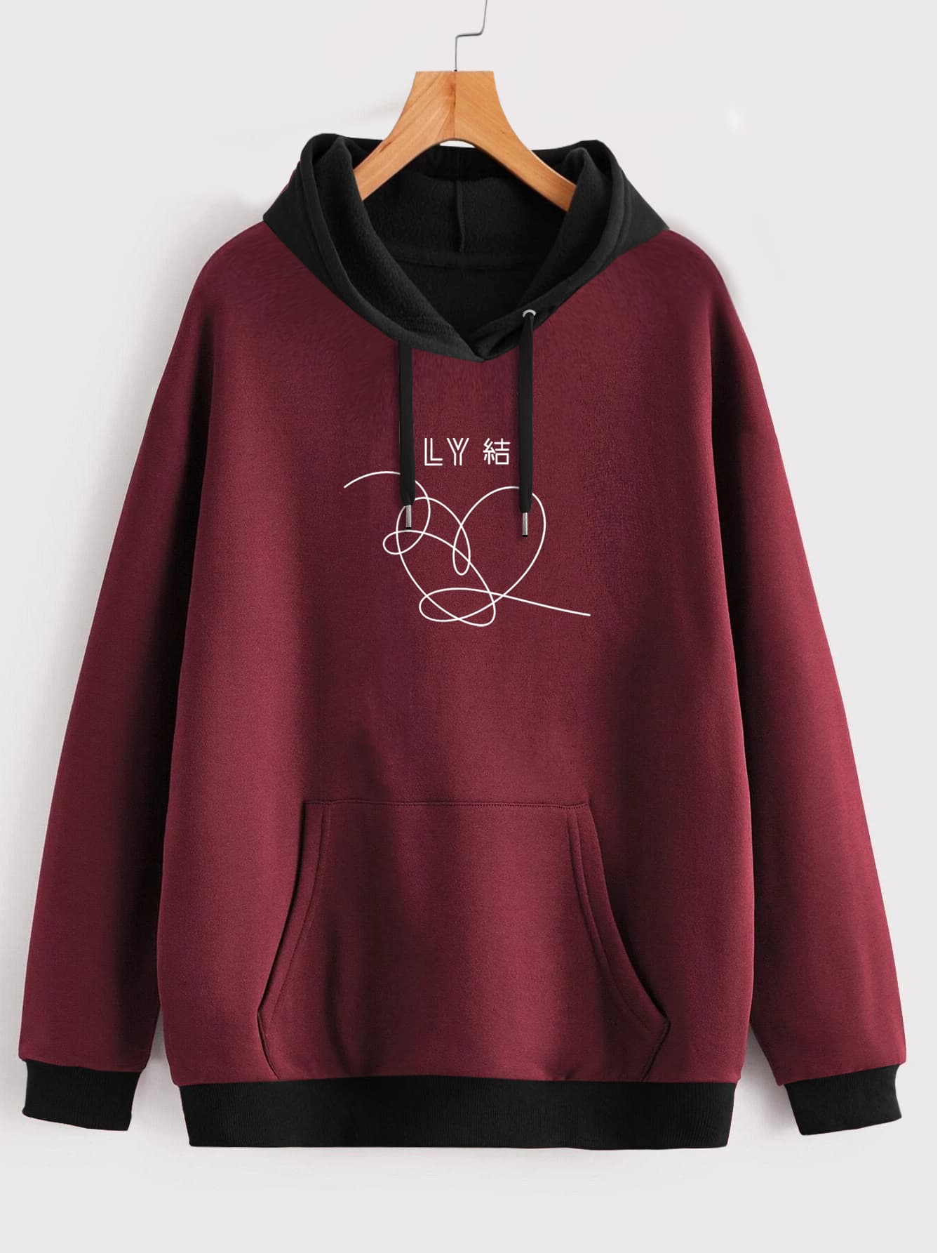 Buzo ancho hoodie BTS Love Yourself Answer