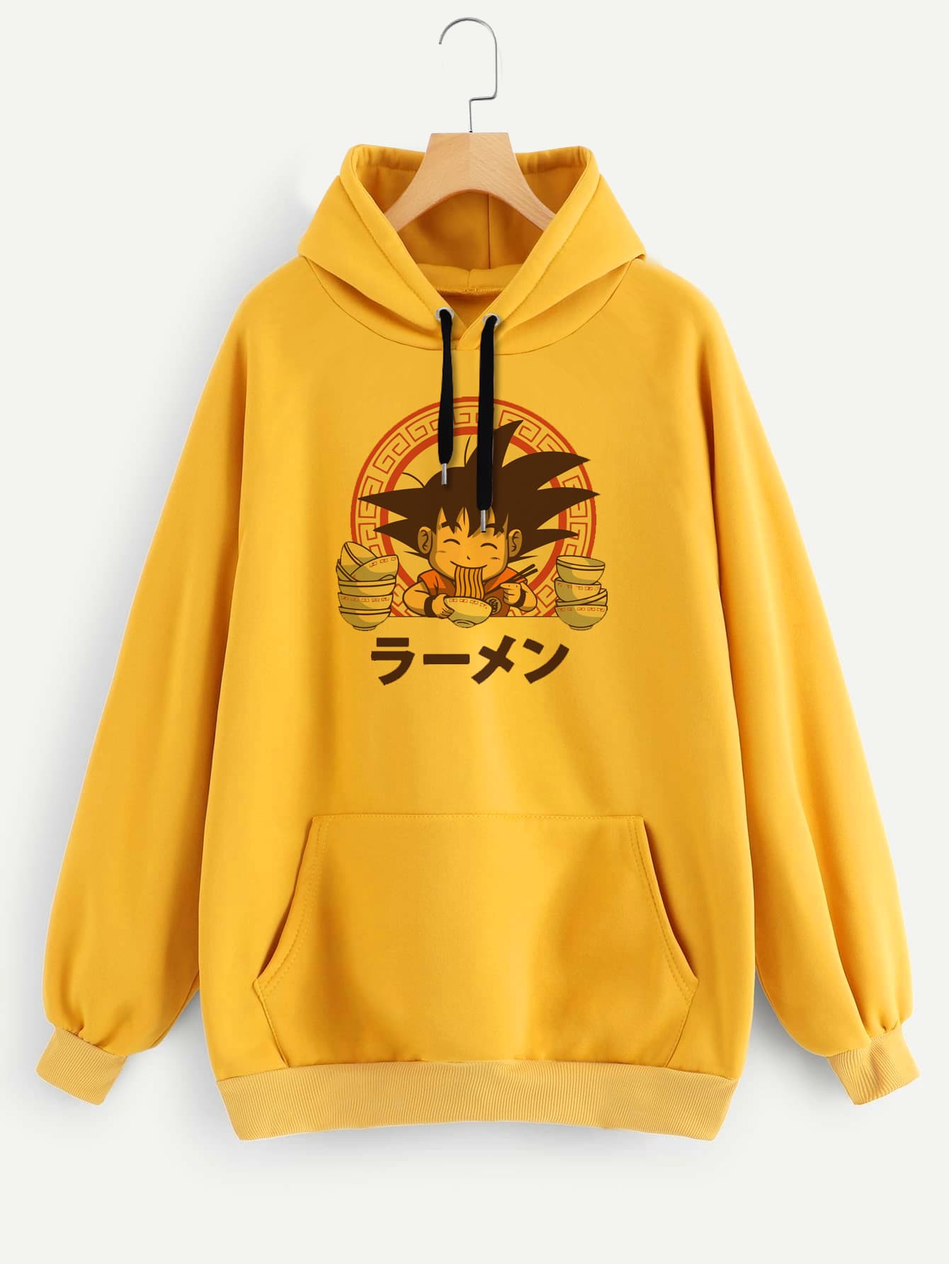 Buzo ancho hoodie Goku Ramen