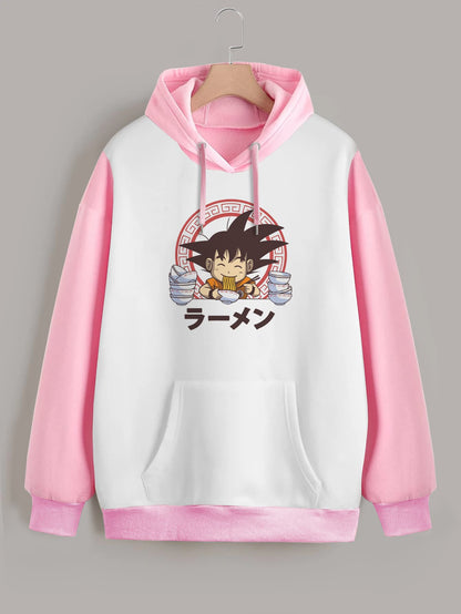 Buzo ancho hoodie Goku Ramen