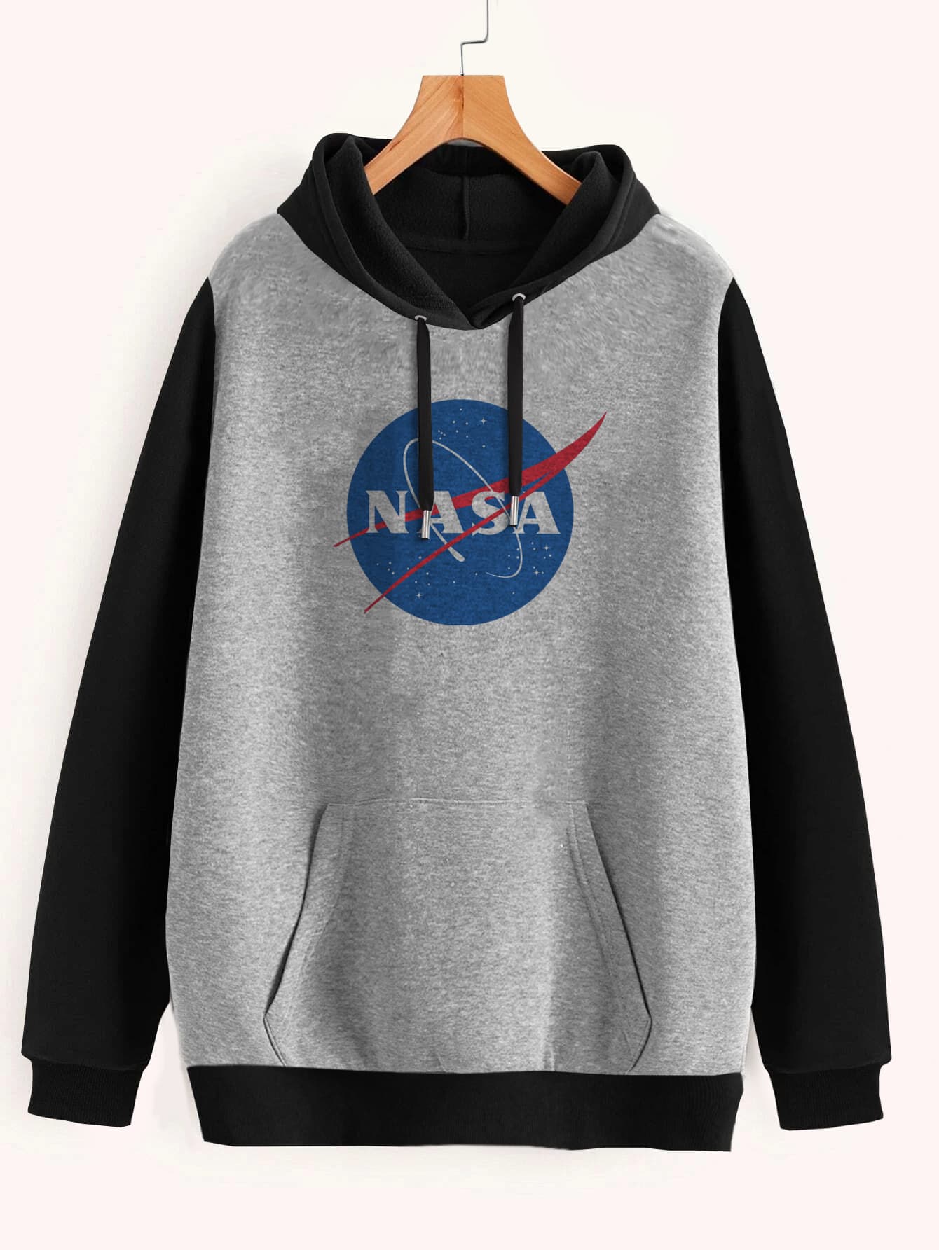 Buzo ancho hoodie Nasa
