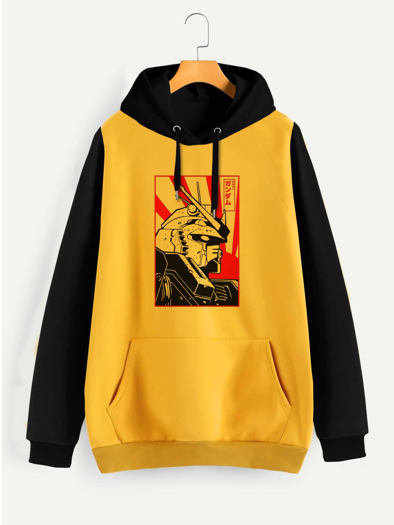 Buzo ancho hoodie Gundam Wing