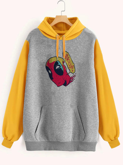 Buzo ancho hoodie Deadpool Bruuh