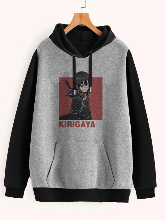 Buzo ancho hoodie Kazuto Kirigaya