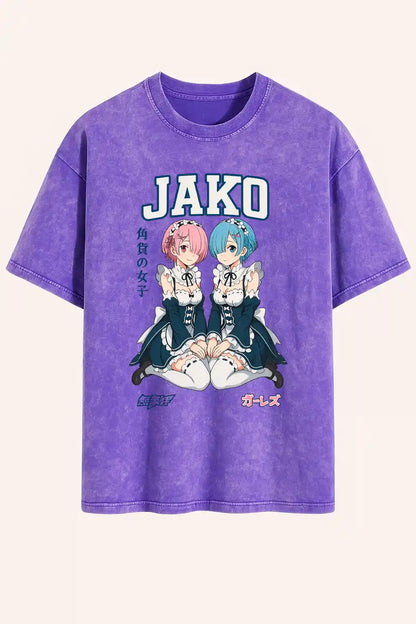 Camiseta acid wash jako maids
